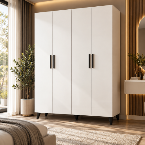 LORA 4 Kapaklı Gardırop | Modern Gardırop