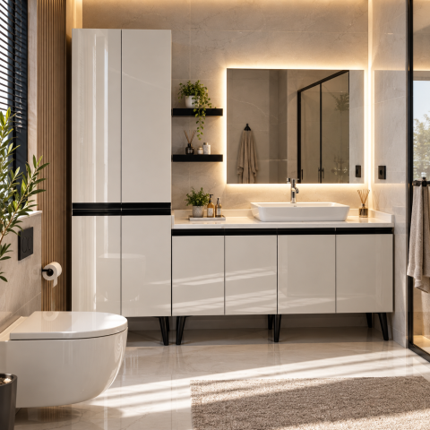 VERA Banyo Dolabı | Modern Banyo Mobilyası